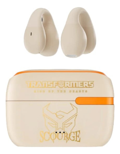 Auriculares Gamer Transformers Tws Tf-t05 Blanco Con Luz Led