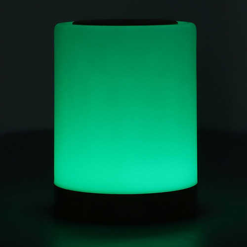 Luz Noturna Rgb, Cor De Grão De Madeira, Usb, Recarregável D