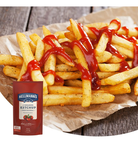 Kit Hellmanns Maionese, Ketchup E Mostarda Cx 504 De 7g