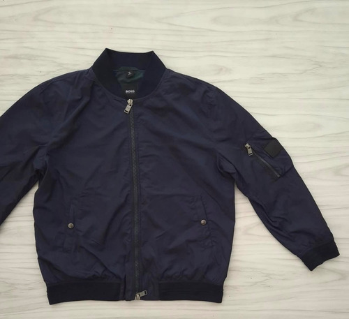 Chamarra Bomber Hugo Boss Talla G Slim Fit De Hombre (Usado)