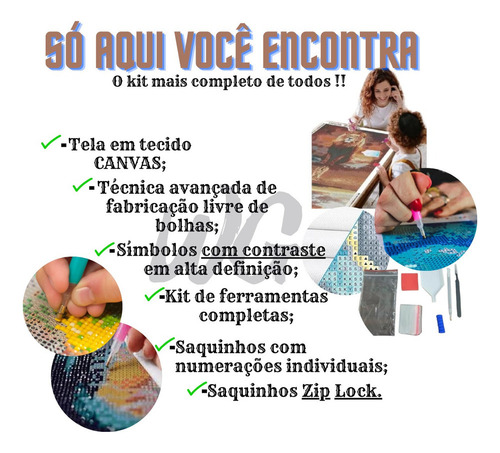 Hh F Kit De Pintura Diamante Cuadrado Diy 5d 40x40 Amuleto
