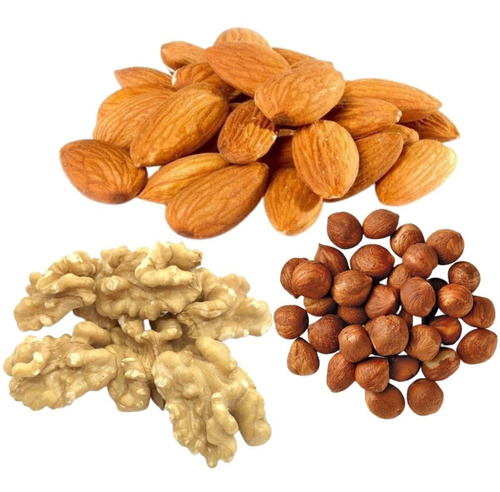 Combo Mix Almendra + Nuez Mariposa + Avellana Entera 750g