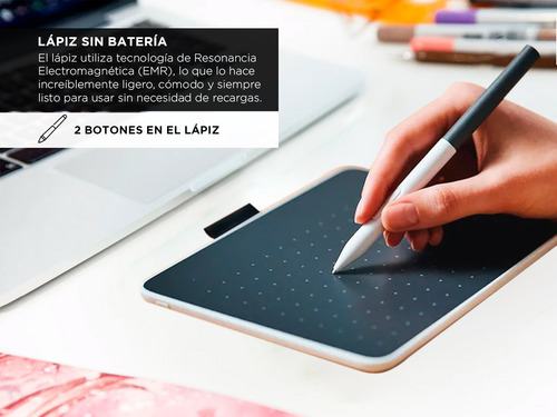 Tableta Wacom Ctc4110wlw0a Con Lápiz Bluetooth