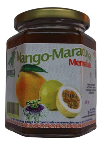 Mermelada  Mango, Maracuya, Piña, Papaya Caja 12 Piezas 250g