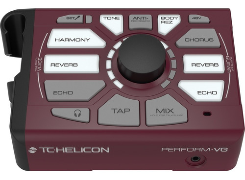 Procesador De Efectos Voz Y Guitarra Tc Helicon Perform Vg