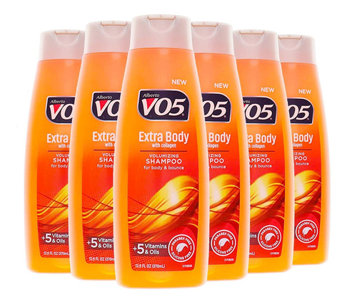 Alberto Vo5 Extra Body Shampoo, 15 Oz (paquete De 6)