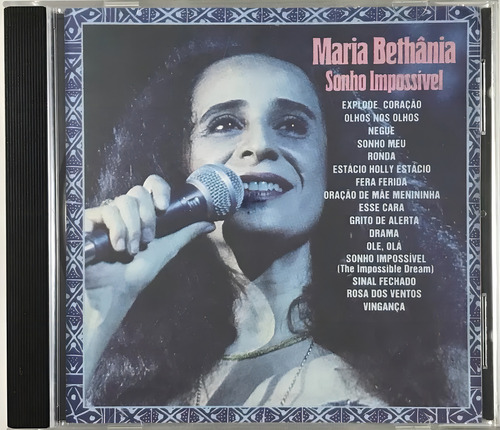 - Sonho Impossível- Cd Versão Estandar 1994 Em Caja De Plástico