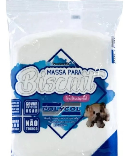 Caixa Massa De Biscuit Polycol Natural No Atacado - Promoção