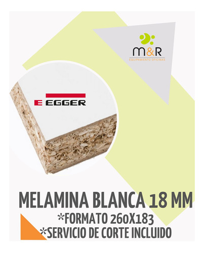 Melamina Blanca 18 Mm Dimensionado Incluido