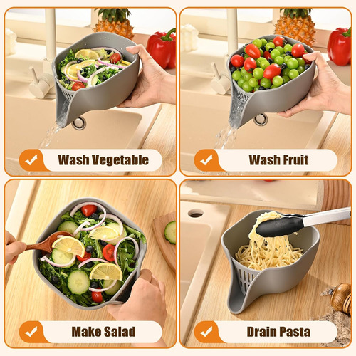 Coladores Y Coladores, Colador De Silicona Para Cocina Con B