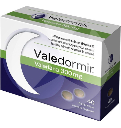Valedormir Valeriana Sedante Natural Mejora Sueño X 40 Comp