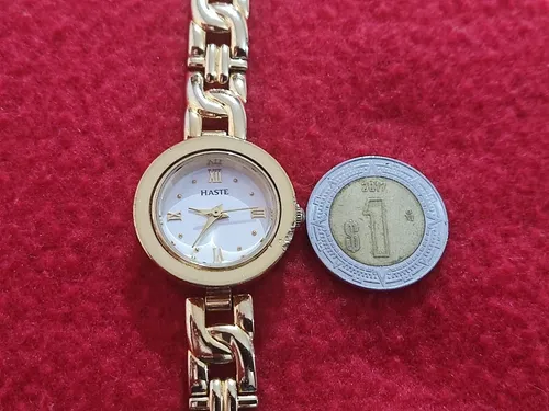 Reloj haste dama dorado deals