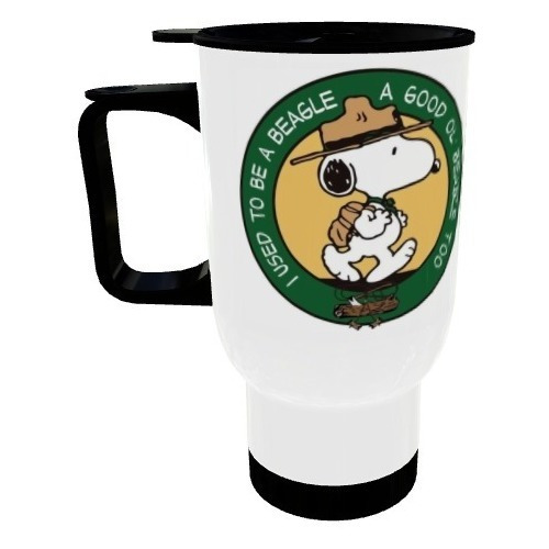 Taza Viajera Snoopy Scout Yo Solia Ser Un Beagle Travel Mug