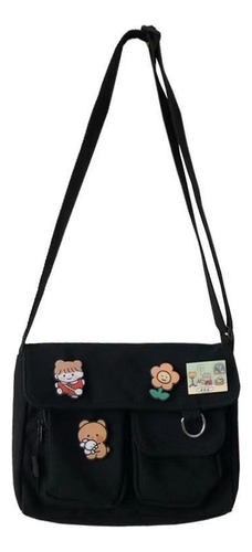 Bolso De Hombro Casual Lindo Bolso Escolar Japonés Bandolera