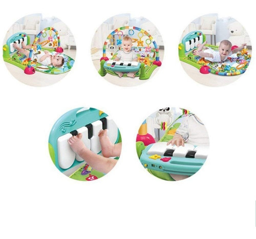Gimnasio Manta Bebe Con Piano Musical Cici Babymovil