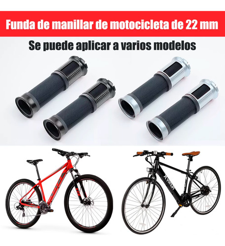 Puños Bicicleta Antiderrape Aluminio Mtb Ruta Bmx Empuñadura