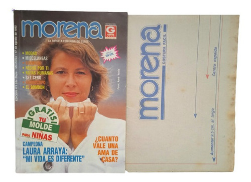 Revista Morena Diego Bertie Laura Arraya Año 1992