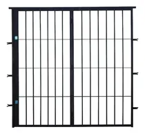 Comprar Reja Hierro De Puerta Waluminio Puerta Reja Hierro De 150cm X 200cm Barra De 0.012m Color Negro Pintado