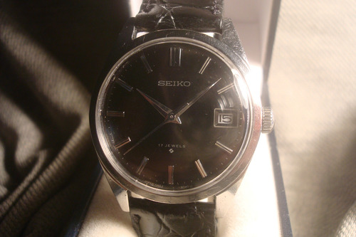 Magnifico Reloj Seiko 6602-8050 Antiguo Año 1971 Coleccion! Negro Acero Negro (Usado)