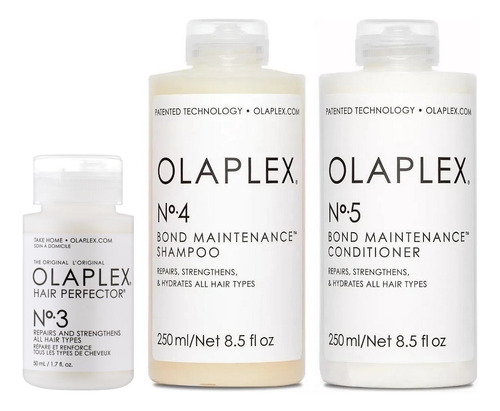 Olaplex 3 De 50ml + Olaplex 4 + Olaplex 5