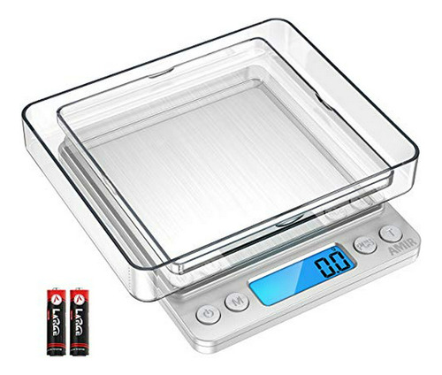 Báscula De Cocina Digital Amir, 3000g 0.01oz/ 0.1g, Pantalla