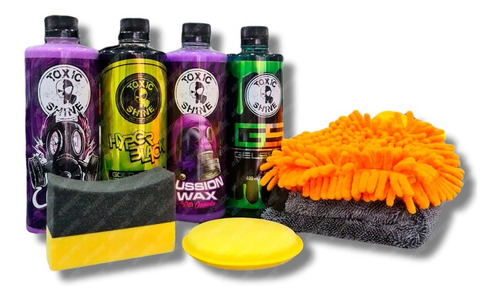 Imagen 1 de 1 de Kit De Lavado Premium Toxic Shine Completo