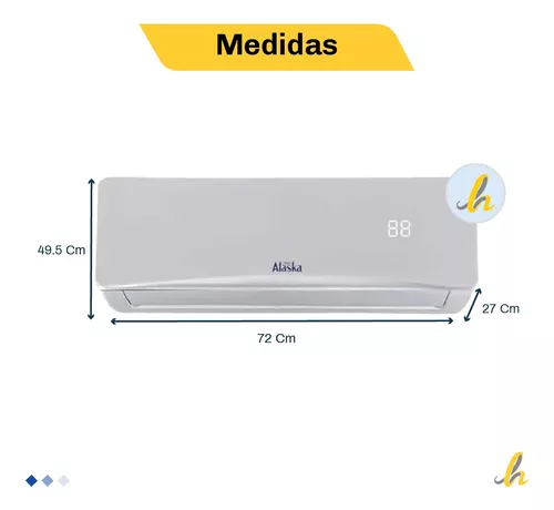 Aire Acondicionado Split Alaska As35wccs Frío/calor 3000 F