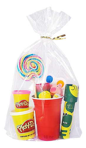Bolsas De Regalo De Celofán Con Fondo Transparente Wowfit