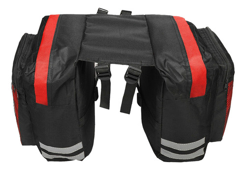 Doble Pannier Resistente Al Agua Bolsas Laterales Grandes .