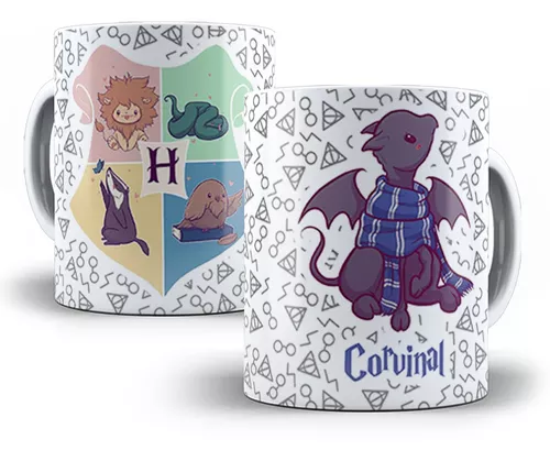 Caneca Harry Potter Casa de Hogwarts Ravenclaw Corvinal