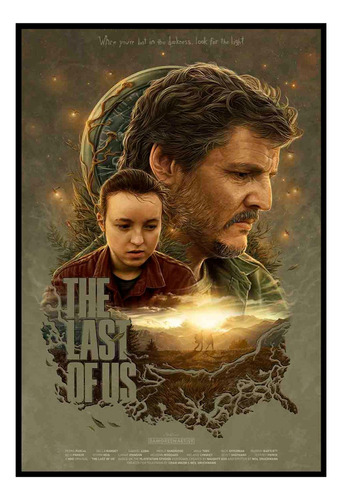 Cuadro Premium Poster 33x48cm Last Of Us Post Apocalipsis