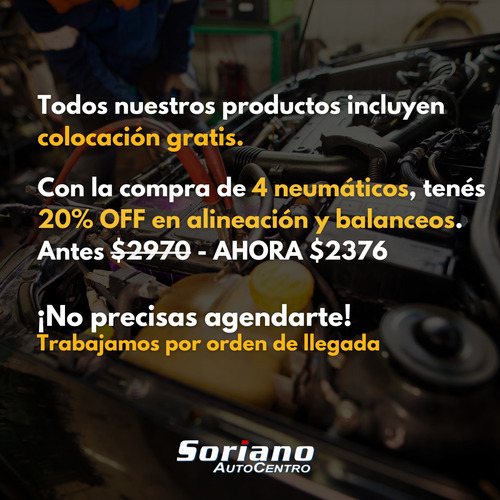 Juego 4 Cubiertas Infinity 165/70 R13 Eco Pioneer Colocada