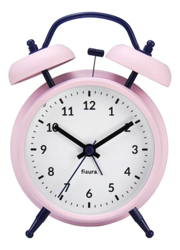 Reloj Despertador Retro Rosa Y Azul Fisura Cadaqués