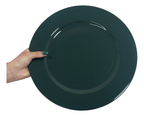 Sousplat Verde Poliuretano 33x22 Prato