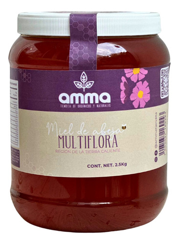 Miel Pura De Abeja Multiflora 2.5 Kg 