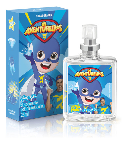 Colônia Os Aventureiros Luccas Neto Masculino 25ml Jequiti