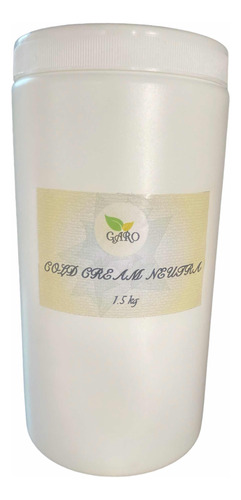 Cold Cream ( Crema Sólida ) Neutra De 1.5 Kilos