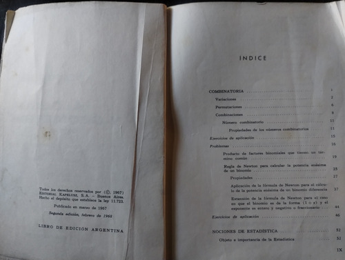 Matemática Moderna: Álgebra Y Geometría 2 - Linskens Repetto (Usado)
