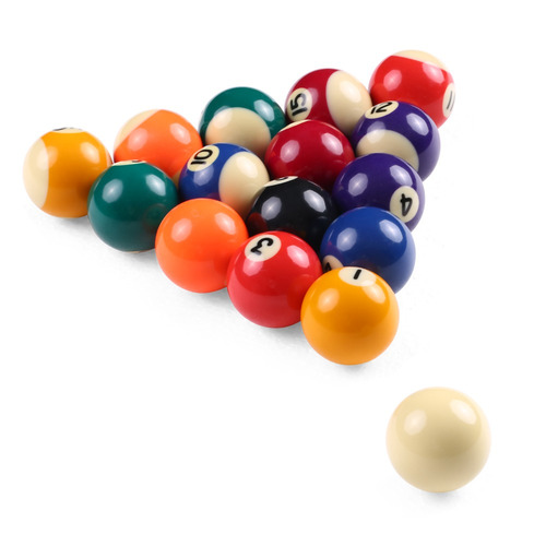 25mm / 38mm Children Billiards Table Balls Set Resin Small