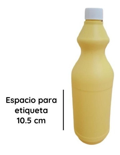 Imagen 3 de 10 de Envase M3 Lavandina 1 Litro Amarilla Mat Recup- (200 Unid)