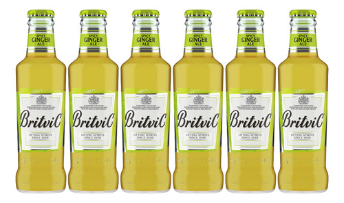 Ginger Ale Britvic 200ml Botella Pack X6 Reino Unido
