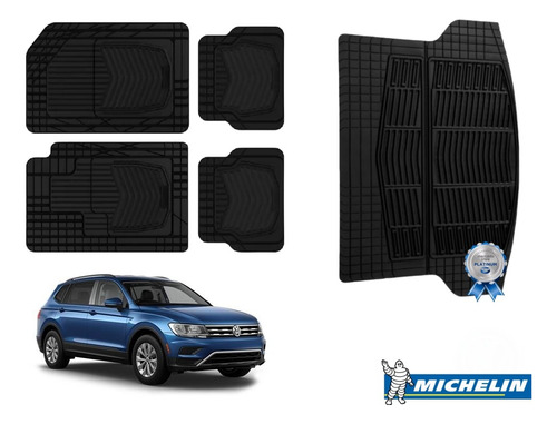 Tapetes 4pz Uso Rudo + Cajuela Michelin Tiguan 2018 A 2024