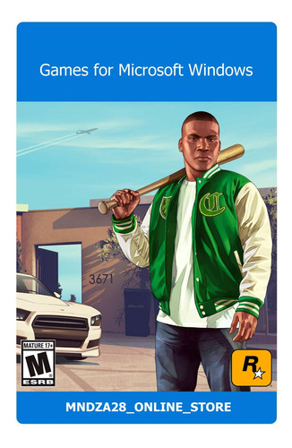 Grand Theft Five Juego Para Pc Digital Original