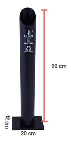 Imagem 4 de 4 de Coletor Lixeira De Copo Descartável Pvc Dispenser Água 200ml