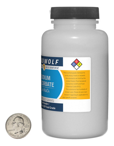 Ascorbato De Sodio 3 Lb 6 Botellas Polvo Fino Vitamina C