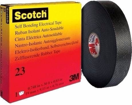 Cinta Eléctrica Autosoldante 23 Scotch 3m 130°