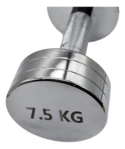 Mancuerna Cromada Importada 7,5 Kg - Por Unidad
