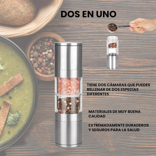 Molinillo De Sal Y Pimienta Molinillos Para Sal Pimienta