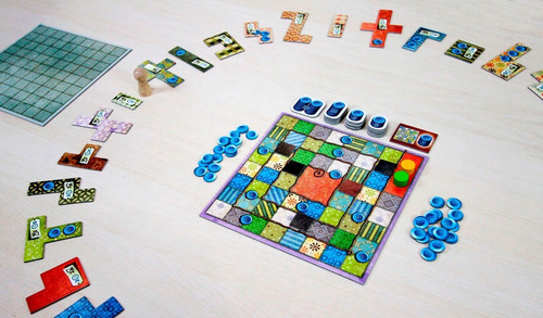 Juego De Mesa De Puzzles Y Estrategia Patchwork Español
