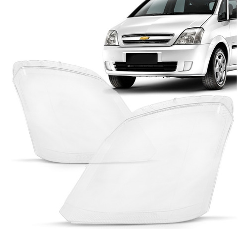 Imagem 1 de 3 de Par Lente Farol Meriva 2003 2004 2005 A 2010 2011 2012